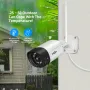 Hiseeu 4HC25 5MP 8CH Kablosuz CCTV Gözetim Kamera Sistemi PTZ WiFi Kamera 12 inç Monitör Renkli Gece Görüşlü İki Yönlü Ses Güvenlik Kameraları Eseecloud APP Alexa Desteği