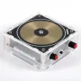 Müzik Tesla Bobini Bluetooth/AUX Çift Modlu Müzik Kutusu 48V Giriş Şeffaf Akrilik Yapay Aydınlatmalar Dokunulabilen Bilim Deneyleri Ses Girişi