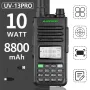 BaoFeng UV-13 PRO V2 Güçlü Çift Bantlı Telsiz Tip-C Şarj Cihazı 16KM Uzun Menzilli UV13 Pro Alıcı-Verici Amatör İki Yönlü Radyo