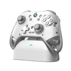 Z04 Wireless bluetooth Gamead with Magnetic Hall Rocker and Dual Trigger E-sports Game Controller Six-axis Sensor Dual Vibration Motor Macro Programming Back Keys Auto Combo with Charging Base