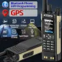 Baofeng UV32 10W GPS Walkie Talkies Sand Color Custom Two Way Radio Multi-Band Bluetooth APP Programming Tri-Power 2.0\ TFT Screen NOAA Weather Reception