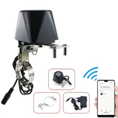 Tuya Zigbe Smart Gas Valve Garden Water Shut Off Timer Irrigation Controller Work with Alexa Google Assistant Smart Life APP