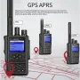 ABBREE DM-F8 GPS DMR UV Dual-Band Digital Walkie Talkie 5W High-power 4000 Channels 2800mAh Voice Recording Two Way Radio
