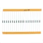 2600pcs 130 Values 1/4W 0.25W 1% Metal Film Resistors Assorted Pack Kit Set Lot Resistors Assortment Kits Fixed Resistor