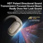Havit Open Lite bluetooth Kulaklıklar Hava İletimli Kulaklık 12mm Diyafram 3D Stereo 360¡ã Surround Ses Yön Ton CVC Gürültü Önleme 40H Oynatma Ergonomi Kulak Kancaları Mi ile Spor Kulaklıklar
