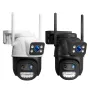 Hiseeu WS419B WS419QB 9MP WIFI IPカメラ 3レンズ＆デュアルスクリーン 8倍ズーム PTZカメラ AI自動追跡 セキュリティビデオ監視カメラ
