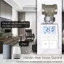 MoesHouse Tuya TV01 ZigBee3.0 Válvula Atuadora de Radiador Termostato Inteligente Controlador de Temperatura Sensor Externo TRV Controle de Voz Alexa Google Assistant