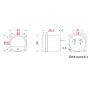 2Pcs VU Meter + 1pc Driver Board with Warm Backlight Analog VU Panel Meter Recording