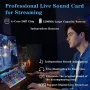 F998 Sound Card Microphone Live Broadcast Cards Computer PC Mixing Console Professional Studio Kit Accessories