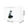 For PS5 Desktop Storage Stand with RGB Light Game Discs/Headphone/Gamepad/Media Player Organization Holder Support JYS-P5128