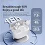 V12 TWS Ear-clips Headset Wireless bluetooth Earphone 12mm Dynamic Coil 3D Surround 19H Playback Open-ear Sports Headphones