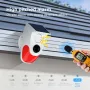 Penderia Pergerakan Penggera Cahaya Bunyi Suria Luaran 1000mAh Bateri 120 Desibel Bunyi Siren Makluman Strob Flash Sistem Penggera Keselamatan