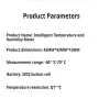 Wall-mounted Home Digital Display Thermometer Hygrometer High-precision Indoors Electronic Temperature Humidity Meter