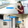 Hiseeu 4HC25 5MP 8CH Kablosuz CCTV Gözetim Kamera Sistemi PTZ WiFi Kamera 12 inç Monitör Renkli Gece Görüşlü İki Yönlü Ses Güvenlik Kameraları Eseecloud APP Alexa Desteği