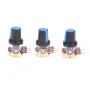9Pcs/Set WH148 Potentiometer Resistor with Nuts and Potentiometer Button Cap Adjustable Knob for B1K/B2K/B5K/B10K/B20K/B50K