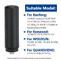 ABBREE AR-243 SMA-Female Mini Antenna UHF 400-480MHz Short Small Antenna for Walkie Talkie Baofeng BF-888S UV5R UV-21 PRO
