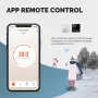 MoesHouse Tuya WIFI スマートノブサーモスタット ガスボイラー暖房リモートコントローラー LCDディスプレイ 携帯電話アプリコントロール タッチスクリーン Alexa Googleアシスタント対応
