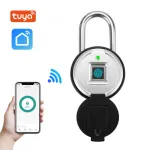 BOZZYS PL-P3Z-TY Tuya Smart Fingerprint Padlock Electronic Door Lock bluetooth-compatible APP Unlock Waterproof Home Security Protection Doorlock