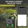 MoesHouse Tuya Smart bluetooth Dual Watering Timer IP55 Automatically Schedules Automatic Drip Irrigation Controller Garden Valve Work with Alexa Google Home