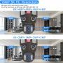 Telecamera PTZ per esterni con tripla telecamera 4MP+4MP+4MP, zoom 10X, Wi-Fi, monitoraggio automatico, audio bidirezionale, quattro obiettivi, tre schermi, telecamera di sorveglianza di sicurezza CCTV