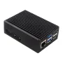 Raspberry Pi 5 Pasif Soğutma Kasası Alüminyum Alaşımlı Dağıtım Çizgili Kabuk Kutusu