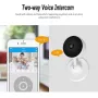Baby monitor 1080P Tuya Smart WiFi, telecamera di videosorveglianza con visione notturna, audio bidirezionale, protezione di sicurezza per bambini