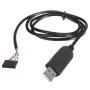 6Pin FTDI FT232RL USB بۆ مۆدیولی گونجێنەری زنجیرەیی USB بۆ کێبلی تی تی ئێڵ RS232