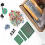 Kit de sortimento de componentes eletrônicos Mega 1900PCS Capacitores Resistores LED Transistores Diodos 1n270 Germânio DC Jacks opamp PCB