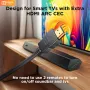 Hiwill D51W Dolby 5.1CH Soundbar Theater Sound Bar Surround Sound System 6 Drivers 3D Surround Sound Powerful Bass 3EQ Modes Wired Soundbar with 6.5'' Wireless Subwoofer