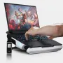 Flydigi BS1 Supercharged Cooling Fan Wind-Pressure Closed-Loop Turbo-Fan Dual Noise Reduction Intelligent Temperature Control 3-Angle Adjustable RGB Laptop Cooling Stand Low Noise Wide Compatibility