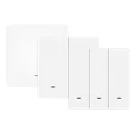 MOES Tuya ZigBe Wireless 9 Scene Switch Push Button Battery Powered Transmitter Smart Life App Automation 1/2/3 Gang Smart Home Scene Switch