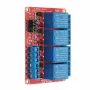 DC12V 4 Channel Level Trigger Optocoupler Relay Module Power Supply Module