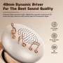 Weofly Nova bluetooth 5.4 Headset Wireless Headphone ANC ENC Noise Cancelling 40mm Dynamic Driver 58H Playback Hands-free Call Portable On-ear Headphones