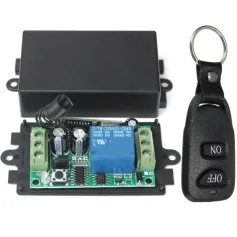 5 Adet Geekcreit? DC 12V 10A Röle 1 Kanal Kablosuz RF Uzaktan Kumanda Anahtarı Verici Alıcı İle