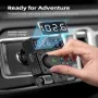 Bluetooth 5.3 Araba Kablosuz FM Verici Radyo Adaptörü PD30W QC3.0 Hızlı Şarj Araba MP3 U Disk HiFi Müzik Çalar Aksesuarları
