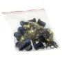 9Pcs/Set WH148 Potentiometer Resistor with Nuts and Potentiometer Button Cap Adjustable Knob for B1K/B2K/B5K/B10K/B20K/B50K