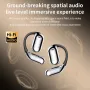 YYK-Q16Pro AI Dialogue Translation Earbuds bluetooth 5.4 Earphone OWS Wireless ANC Earphone 35dB Noise Cancelling LCD Touch Screen Coaxial Dual Unit 40H Playback Earhooks Sports Headphones