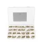 480pcs Monolithic Ceramic Capacitor Assortment Kit 10pF-10uF 50V Fixed Capacitors High Temperature ±10% Tolerance Ideal for Electronics Projects and Repairs