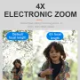 S1 Tuya 1080P 2MP 4X Zoom Smart Home Câmera de segurança WiFi sem fio IR Visão noturna Detecção de movimento Intercomunicador bidirecional Câmeras de monitoramento de aplicativo de vigilância HD à prova d'água Longa espera