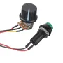 30A DC 6V 12V 24V 48V PWM Motor Speed Controller LED Digital Display Adjustable Voltage Regulator with Potentiometer Switch