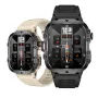 QX11 1.96inch HD Screen bluetooth Call Heart Rate Blood Pressure Blood Oxygen Monitor Sleep Monitoring Breathing Exercise Female Menstrual Cycle 100+ Sport Modes Music Playback 3ATM Waterproof Smart Watch