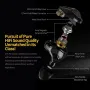 KZ ZVX PRO Dinamik Kulaklık Kulak İçi Kulaklıklar Monitör Dahili Mıknatıs Dinamik Ünite HIFI Bas Spor Müzik Kulaklıkları Ergonomi Kulaklık
