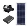 50W 800L/H Solar Panel Power Bank WaterPump Set Ultra-quiet Submersible Water Pump Motory Fish Pond Garden Fountain Decoration