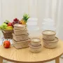 Bakeey 4 PCS Storage Box Miscellaneous Grain Storage Plastic Sealed Box Refrigerator Freshness Box