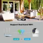 Srihome SH046 4MP 5G WiFi Indoor PTZ Camera 5X Optical Zoom Wireless Auto Tracking Night Vision Two-way Audio Smart Home Security Cameras