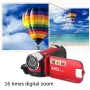 กล้องดิจิทัล Full HD 1080P เครื่องบันทึกวิดีโอ DV หมุนได้ 270 องศา หน้าจอสัมผัสขนาด 2.7 นิ้ว เซ็นเซอร์ CMOS ซูมดิจิทัล 16 เท่า บันทึกวิดีโอความละเอียดสูง