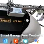Tuya WIFI Smart Garage Door Controller APP Voice-controlled Smart Switch with Alexa Google Home Smart Life APP