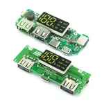 LED Display Dual USB 5V 2.4A Micro Type-C USB Mobile Power Bank 18650 Charging Module Lithium Battery Charger Board Circuit Protection