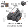 LILYGO T-Connect Pro ESP32-S3-R8 RS485 RS232 CAN Ethernet Módulo 2,4 GHz Wi-Fi Bluetooth 5 LoRa 16 MB Flash 8 MB PSRAM 2,33 polegadas TFT LCD Placa de desenvolvimento de controle industrial