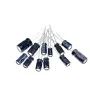 Electrolytic Capacitor Assortment Kit 12 Values 0.22μF to 470μF 120 Pcs Radial Lead 16V-50V 105°C for Electronic Projects and Repairs High Stability Low Leakage
